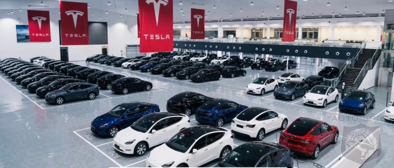 Tesla Builds A Walmart Super Center Sized Delivery Center In Beijing